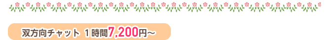 双方向チャット １時間7,200円～ チャットレディー ライブチャット アルバイト